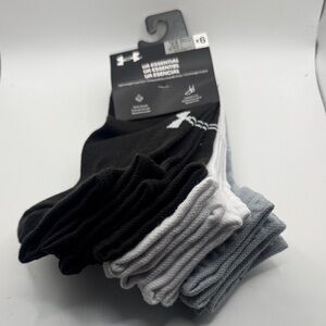 Under Armour Men's Athletic Socks - Black, White, Gray